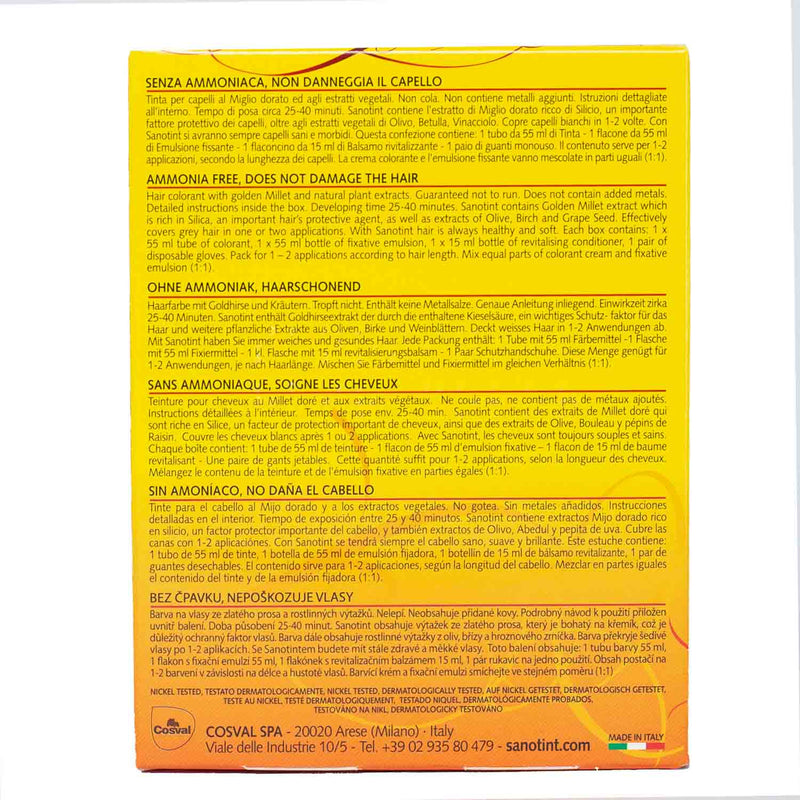 Sanotint hair color Black- NO 01 - 125ML