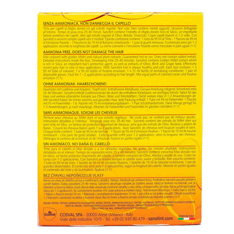 Sanotint hair color Black Brown- NO 02 - 125ML