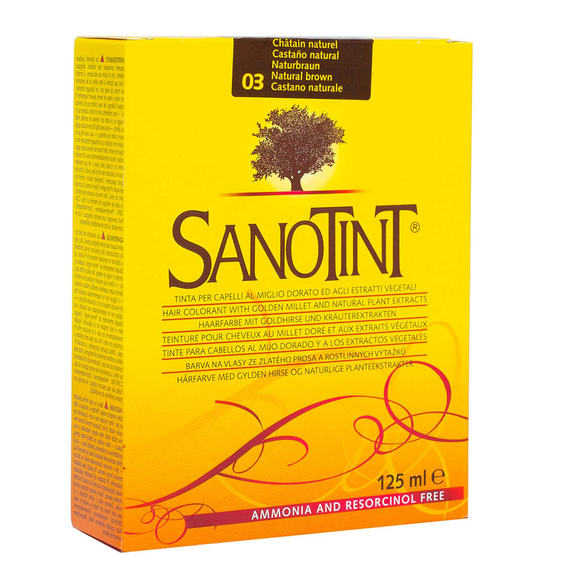 Sanotint hair color Natural Brown NO 03 - 125ML