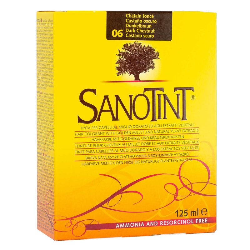 Sanotint hair color Dark Chestnut- NO 06 - 125ML