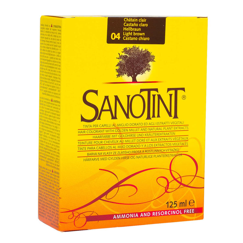 Sanotint hair color Light Brown- NO 04 - 125ML
