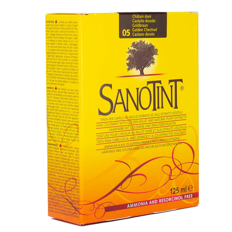 Sanotint hair color Golden Chestnut- NO 05 - 125ML