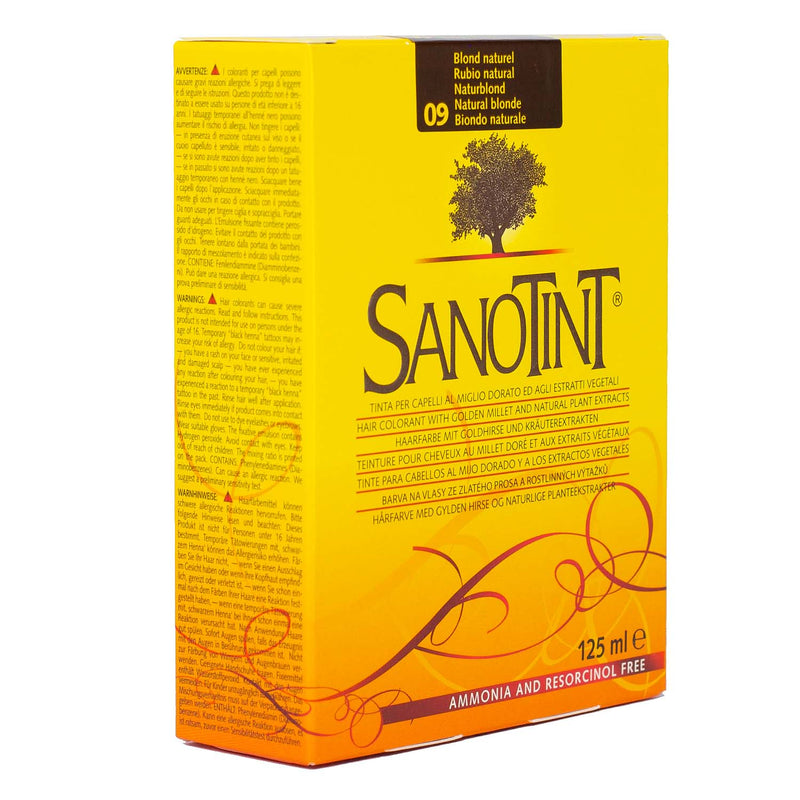 Sanotint hair color Natural Blonde- NO 09 - 125ML