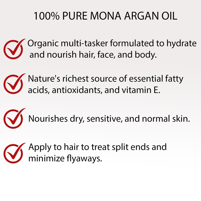 Mona Argan oil - Hair Face Body 50ML