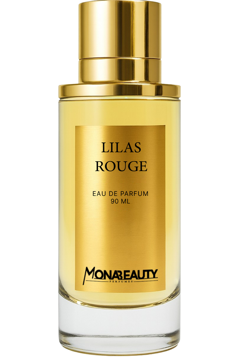 عطر الليلك الأحمر، لِيْـلَا رُوجْ أو دو بارفان من منى بيوتي للنساء  90 مل